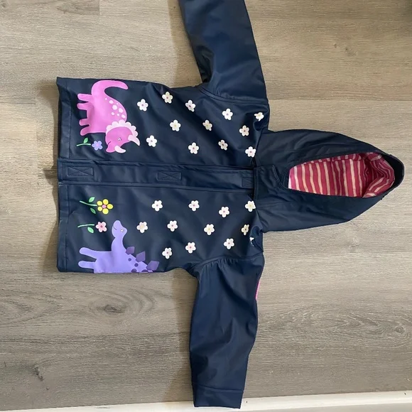 JoJo Maman Bebe Jackets Coats Dinosaur Raincoat Girls Poshmark